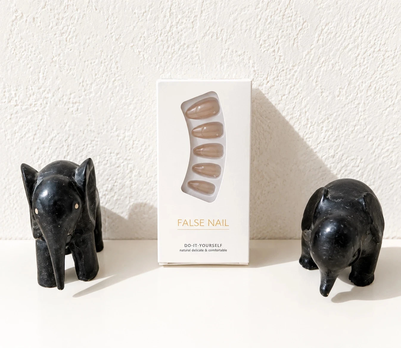 Kit de unhas postiças manicure diy - perolado nude e pérolas delicadas – photo 2
